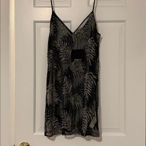 Zara Trafaluc Leaf Mini Dress